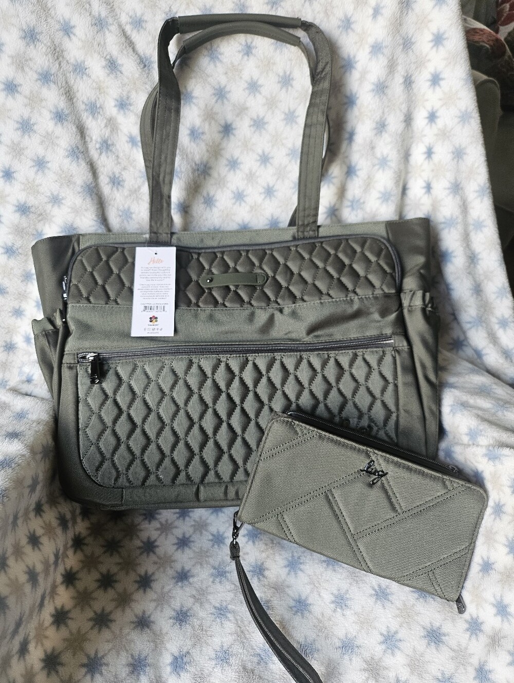 NWT Lug Calypso UltraX In Olive Green With Gorgeous Constellations Lining - Picture 6 of 6